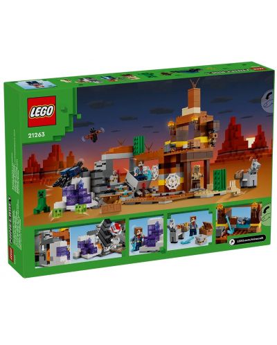 Constructor LEGO Minecraft - Mină în terenurile sterpe (21263) - 2