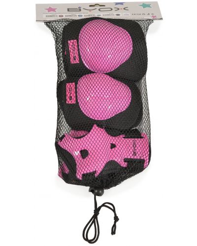 Set de protecții pentru copii Byox - H110, clasa A, Pinky, până la 25 kg - 3