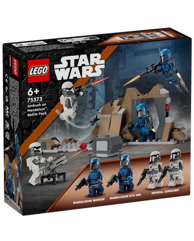 Constructor  LEGO Star Wars - Pachet de luptă Ambuscadă pe Mandalore (75373)  - 1