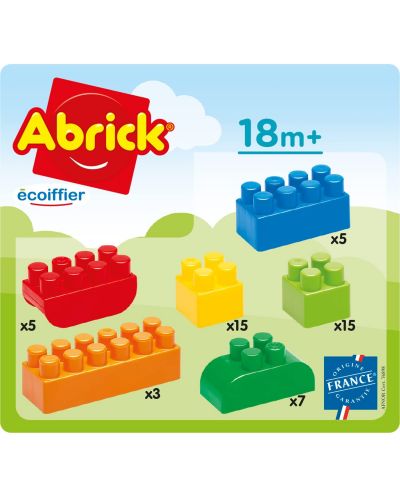 Set de constructie Ecoiffier Abrick - Catelus, 50 piese - 4