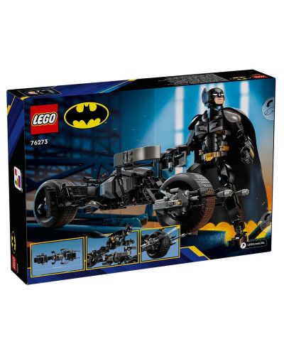 Constructor  LEGO DC Comics Super Heroes -  Figurină de construcție Batman și motocicleta (76273)  - 2