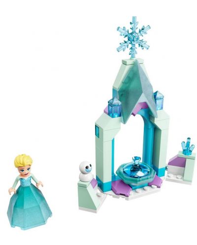 Set de constructie Lego Disney - Curtea Castelului Elsei (43199) - 2