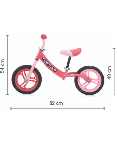 Bicicleta de echilibru Lorelli - Fortuna Air,  cu jante iluminate, roz - 7