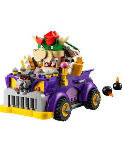 Constructor de adăugare LEGO Super Mario - Mașina puternică a lui Bowser (71431) - 2