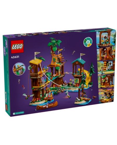 Constructor LEGO Friends - Casa din copac din tabăra de aventuri (42631) - 7