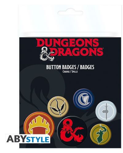 Set de insigne ABYstyle Games: Dungeons & Dragons - Factions	 - 8