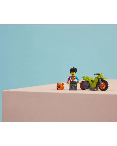 Constructor Lego City - Stuntz, motocicletă cascadorie cu urs (60356) - 6