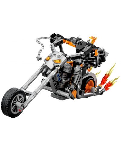 Constructor LEGO Marvel Super Heroes - Motocicletă și robot Ghost Rider - 3