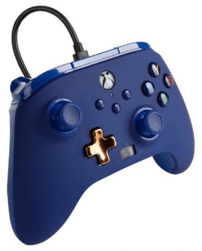 Controller cu fir PowerA - Enhanced, pentru Xbox One/Series X/S, Midnight Blue - 2
