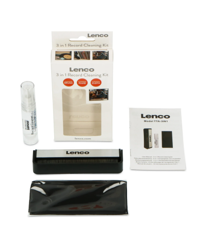 Kit de curățare a plăcilor Lenco - TTA-3IN1, negru  - 5
