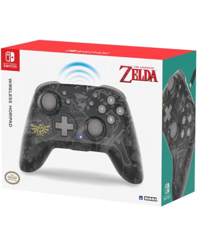 Controller HORI - Wireless Horipad, wireless, The Legend of Zelda Edition (Nintendo Switch) - 4