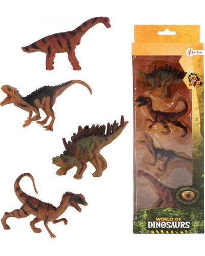 Set de figurine Toi Toys World of Dinosaurs - Dinozauri, 12 cm, asortate - 1