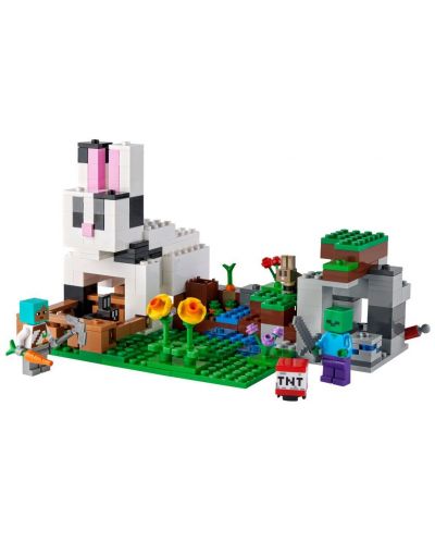 Constructor Lego Minecraft - Ferma de iepuri (21181) - 2