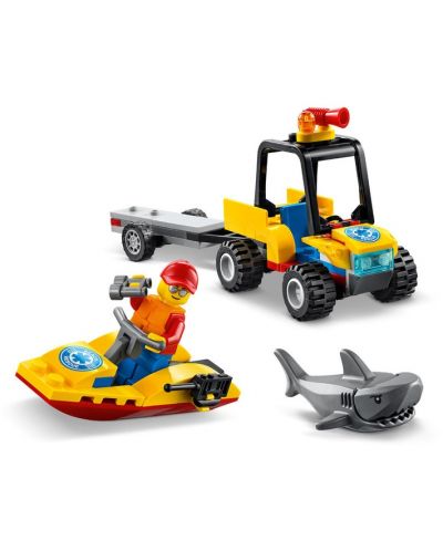 Set de construit Lego City - ATV pentru actiuni de salvare pe plaja (60286) - 3