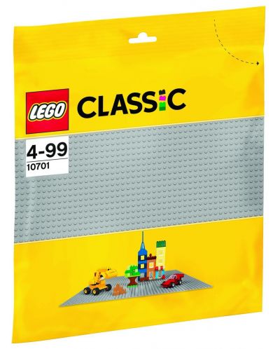 Constructor Lego Classic - Placa de baza gri cu dimensiunea 38 х 38 cm ( 10701 ) - 1
