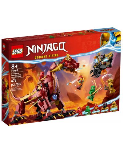 Constructor LEGO Ninjago - Dragonul de Lavă transformat (71793) - 1