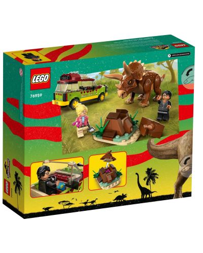 Set de construcție LEGO Jurassic World - Explorare Triceratops (76959) - 2