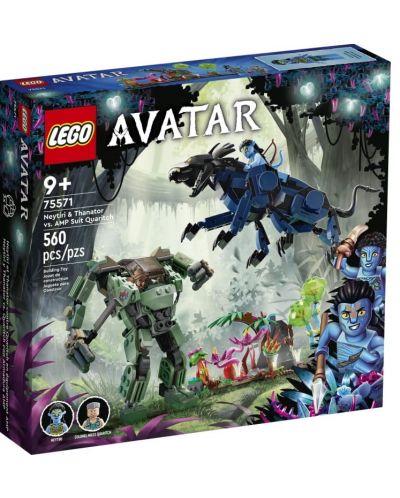 Constructor LEGO Avatar - Neytiri și Thanator și AMP se potrivesc cu Quaritch (75571) - 1