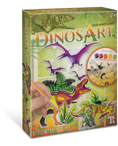 Set DinosArt - Coloreaza figurinele cu dinozauri - 1