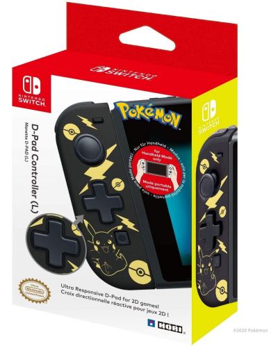 Controller Hori D-Pad (L) - Pikachu Black & Gold Edition (Nintendo Switch) - 4