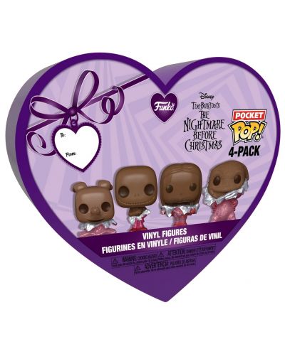 Set de mini-figurine Funko Pocket POP! Disney: Nightmare Before Christmas - Happy Valentine's Day Box - 3