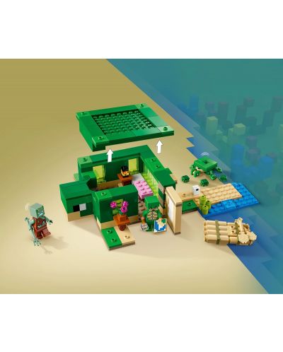 Constructor LEGO Minecraft - Casa țestoasei de pe plajă (21254) - 6