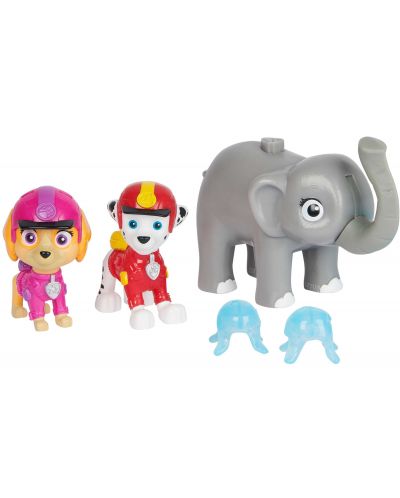 set de figuri  Spin Master Paw Patrol Jungle Pups - Marshall și Skye - 1