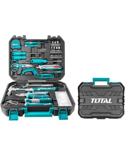Set scule într-o cutie din PVC TOTAL - 130 piese | Ozone.ro