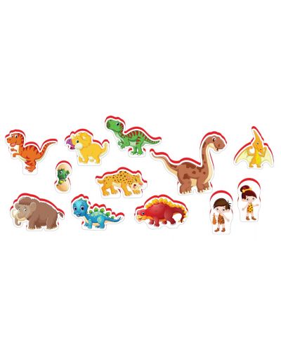 Set de jucării vorbitoare Jagu - dinozauri, 12 piese - 2