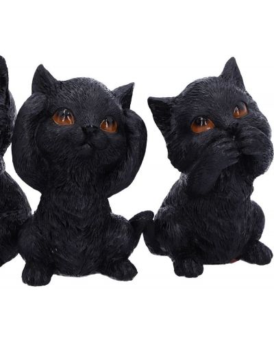 Set de statuete Nemesis Now Adult: Humor - Three Wise Kitties, 8 cm - 5