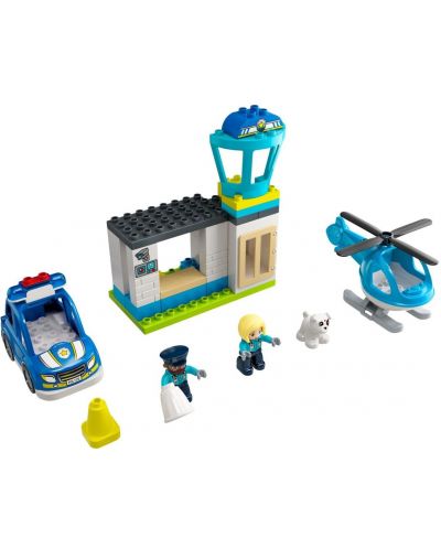 Constructor Lego Duplo Town - Secte de politie si elicopter (10959)	 - 3