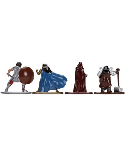 Set figurine Jada Toys Games: Dungeons & Dragons - Party vs Young Red Dragon (Die Cast) - 3