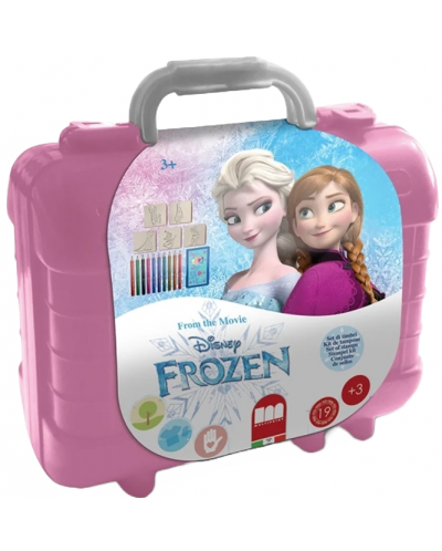 Set de colorat multiprint în valiză - Frozen - 1