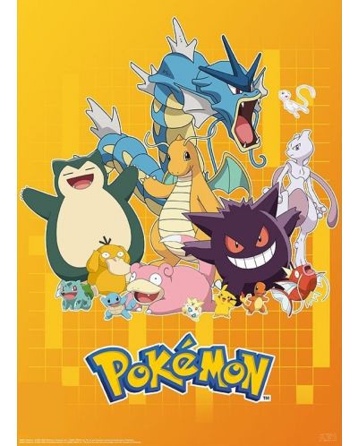 Set mini poster ABYstyle Games: Pokemon - Characters - 3