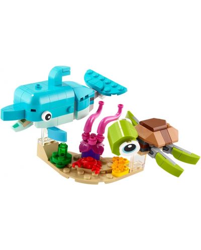 Constructor Lego Creator - Delfin si broasca testoasa (31128)	 - 4