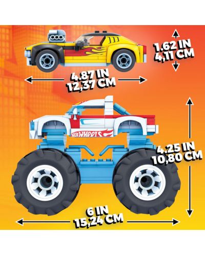 Set Hot Wheels Monster Trucks - Rodger Dodger & Hot Wheels Racing