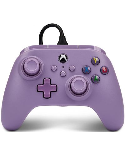 Controller PowerA - Nano Enhanced, cu fir, pentru Xbox One/Series X/S, Lilac - 1
