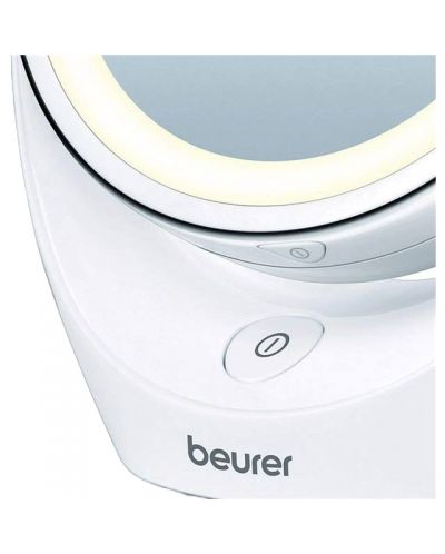 Oglinda cosmetica LED Beurer - BS 49, 5x Zoom, 11 cm, alb - 2