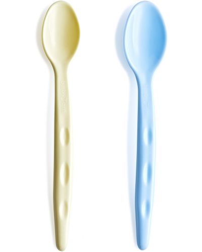 Set de linguri de masă BabyJem - Albastru și galben, 2 buc - 1
