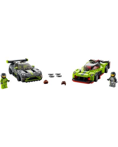 Constructor Lego Speed Champions - Aston Martin Valkyrie AMR Pro si Vantage GT3 (76910)	 - 3