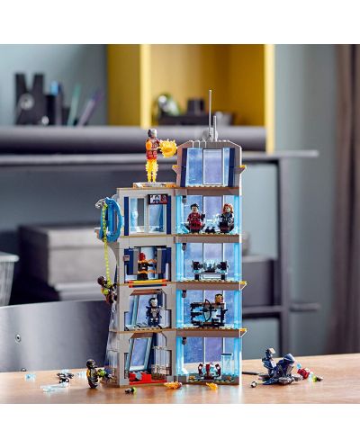Set de construit Lego Marvel Super Heroes - Битката в Avengers Tower (76166) - 4