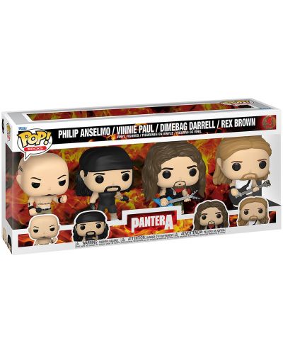 Set figurine Funko POP! Rocks: Pantera - Philip Anselmo, Vinnie