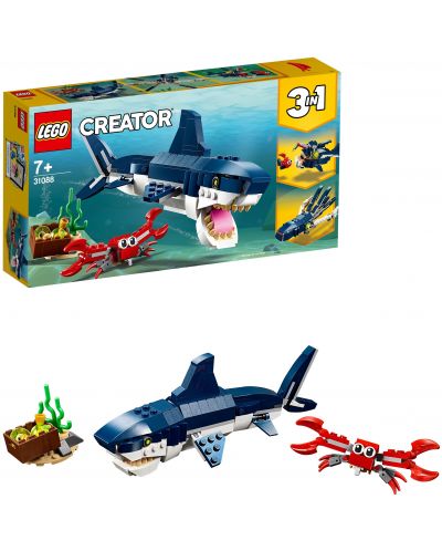 Constructor 3 în 1 LEGO Creator - Creaturi marine din adancuri (31088) - 2