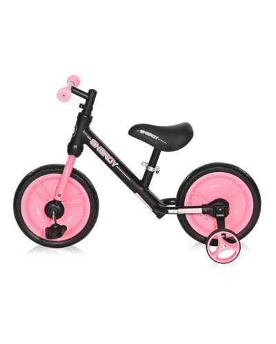 Bicicleta de echilibru Lorelli - Energi 2in1, Black & Pink - 2