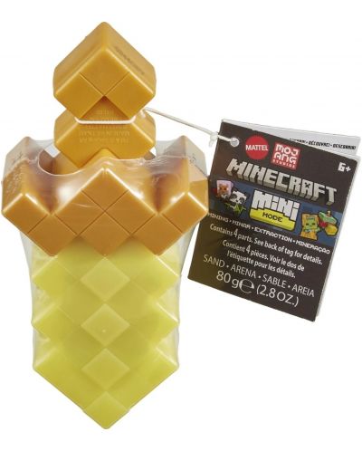 Trusă de modelare  Minecraft - Figură cu accesorii, galben - 1