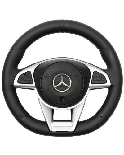 Mașină pentru călărie Baby Mix - Mercedes Benz AMG C63 Coupe, albastră - 3