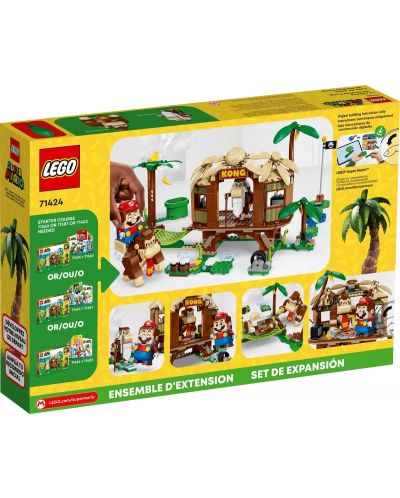 Constructor suplimentar LEGO Super Mario - Casa lui Donkey Kong (71424) - 6