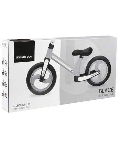 Bicicletă de echilibru  KikkaBoo - Blace, gri - 9