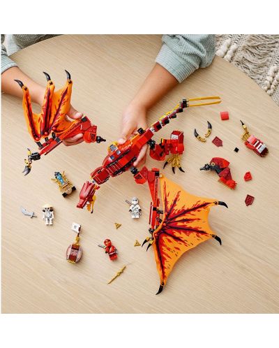 Constructor LEGO Ninjago - Fire Dragon Attack (71753) | Ozone.ro