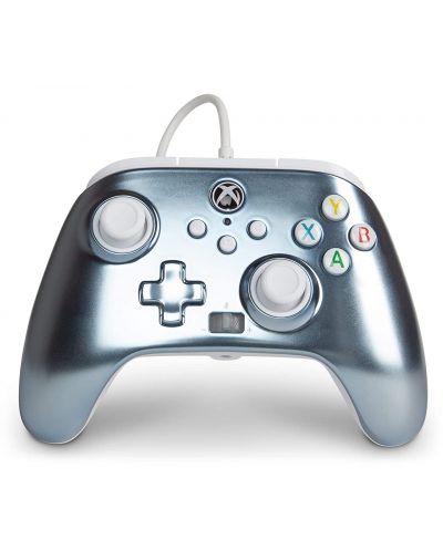 Controller PowerA - Enhanced, pentru Xbox One/Series X/S, Metallic Ice - 1